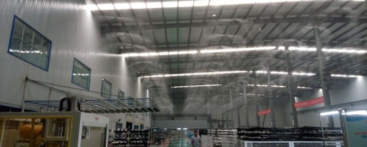 車(chē)間工業(yè)加濕器加濕消除靜電方法